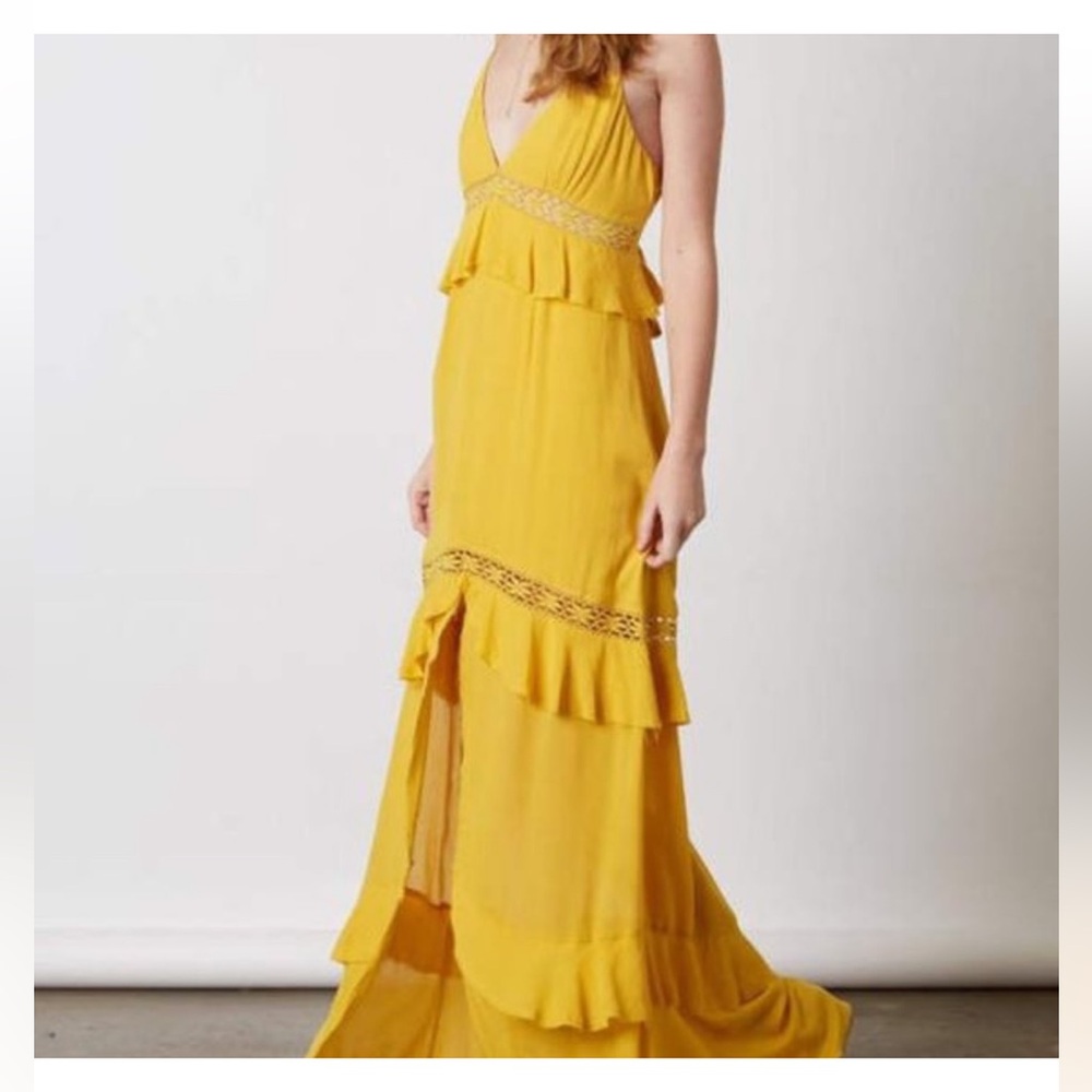 COTTON CANDY LA YELLOW BOHO MAXI